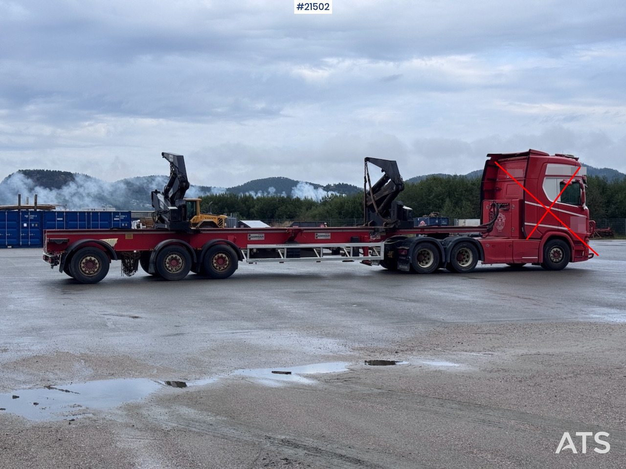 Hammar 195 S Sidelaster - نصف مقطورة بهيكل معدني: صورة 1 Hammar 195 S Sidelaster - نصف مقطورة بهيكل معدني: صورة 1