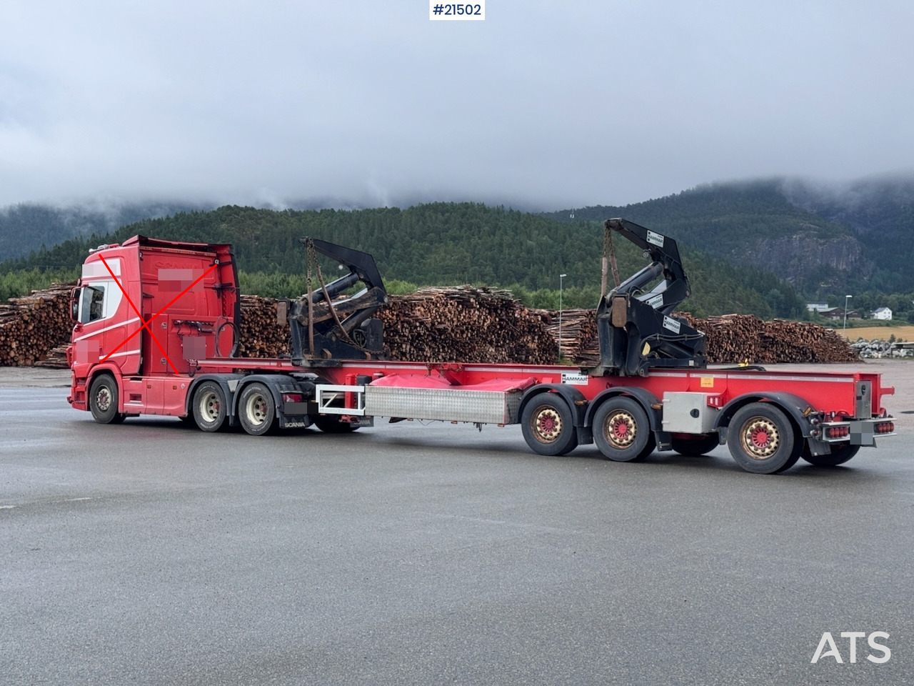 Hammar 195 S Sidelaster - نصف مقطورة بهيكل معدني: صورة 4 Hammar 195 S Sidelaster - نصف مقطورة بهيكل معدني: صورة 4