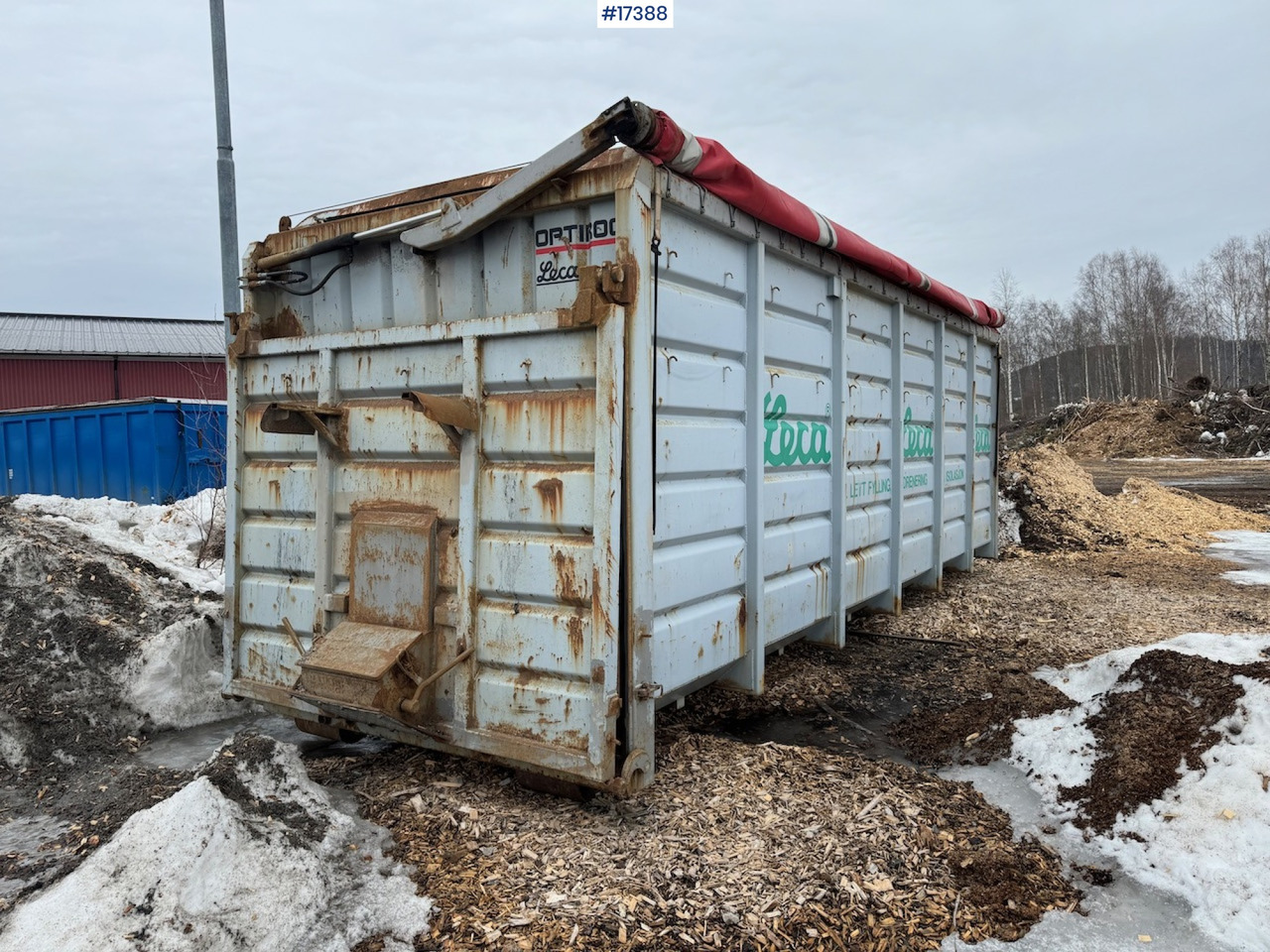 Krokcontainer m/ hydraulisk rullepresenning - حاوية هوك لفت: صورة 1 Krokcontainer m/ hydraulisk rullepresenning - حاوية هوك لفت: صورة 1