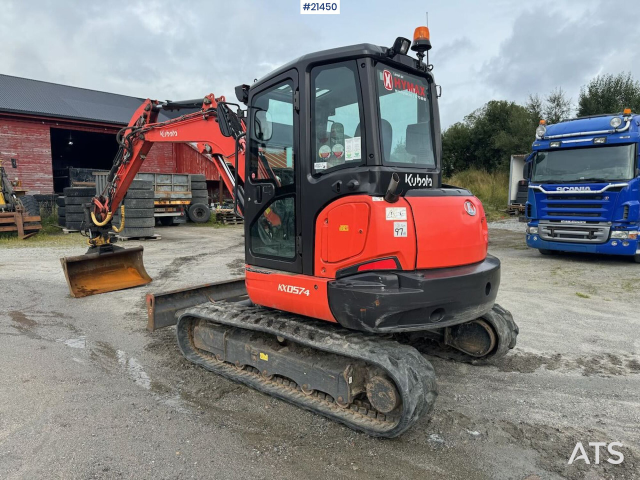 Kubota KX 057-4 - حفار زاحف: صورة 3 Kubota KX 057-4 - حفار زاحف: صورة 3