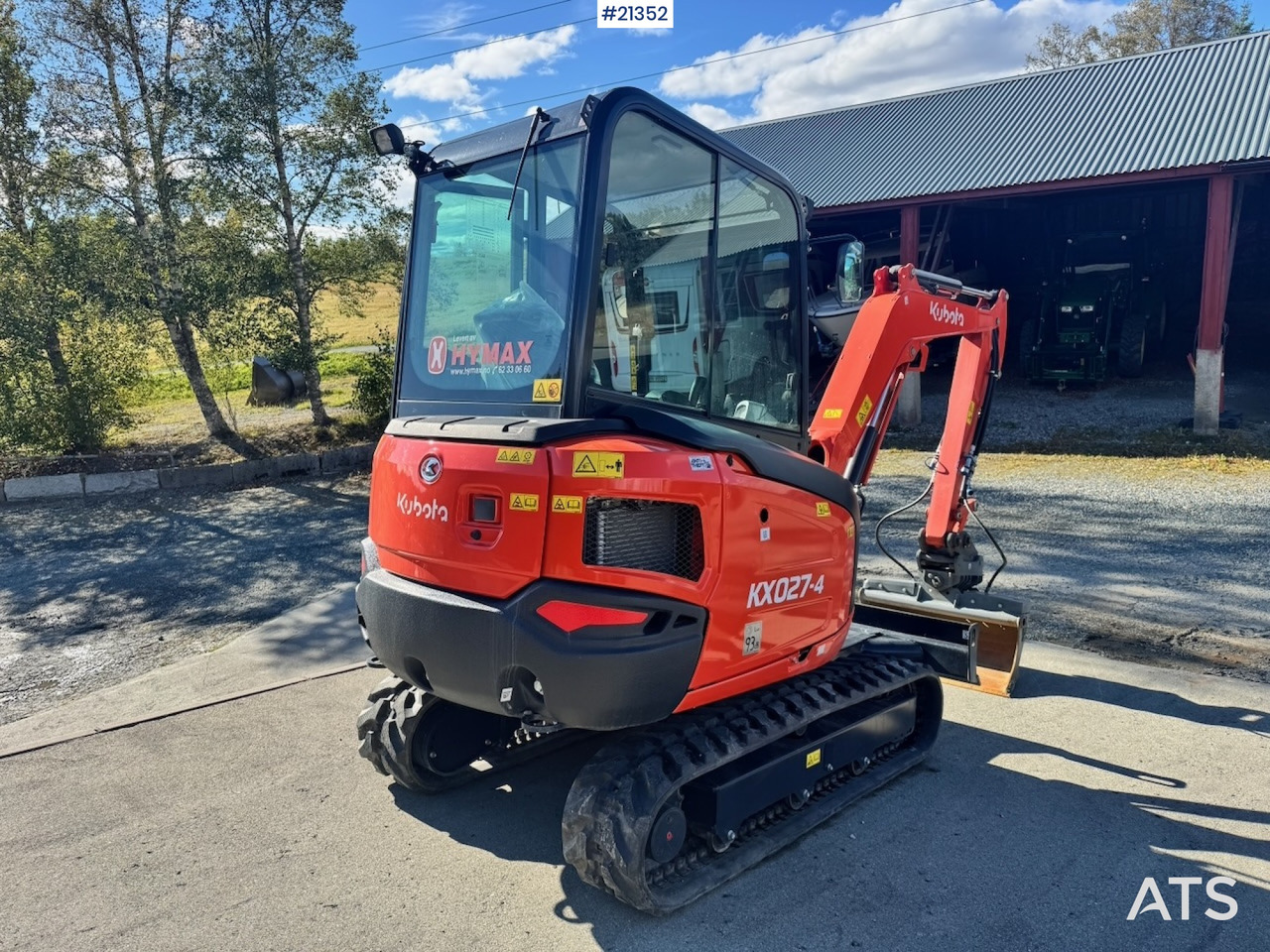 Kubota KX027-4 - حفار صغير: صورة 5 Kubota KX027-4 - حفار صغير: صورة 5