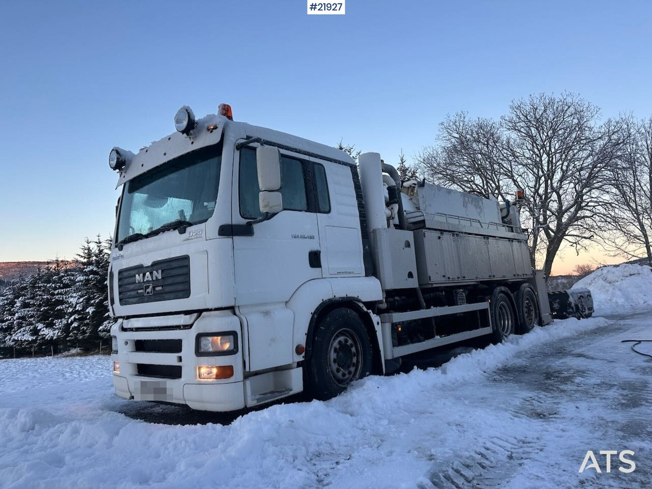 MAN TGA 26.430 6x2 sug-/spylebil m/ Maskoflex påbygg. SE VIDEO. - فراغ شاحنة: صورة 1 MAN TGA 26.430 6x2 sug-/spylebil m/ Maskoflex påbygg. SE VIDEO. - فراغ شاحنة: صورة 1