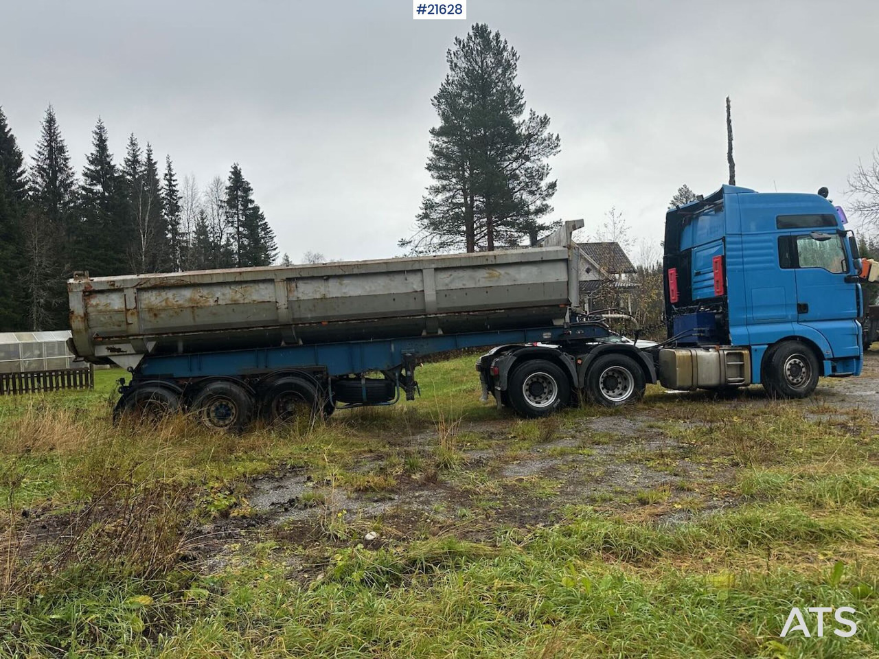 MAN TGA 28.530 6x2 trekkvogn m/ 1987 L.A.G Bree 3 akslet tippsemi SE VIDEO - رأس تريلا: صورة 2 MAN TGA 28.530 6x2 trekkvogn m/ 1987 L.A.G Bree 3 akslet tippsemi SE VIDEO - رأس تريلا: صورة 2