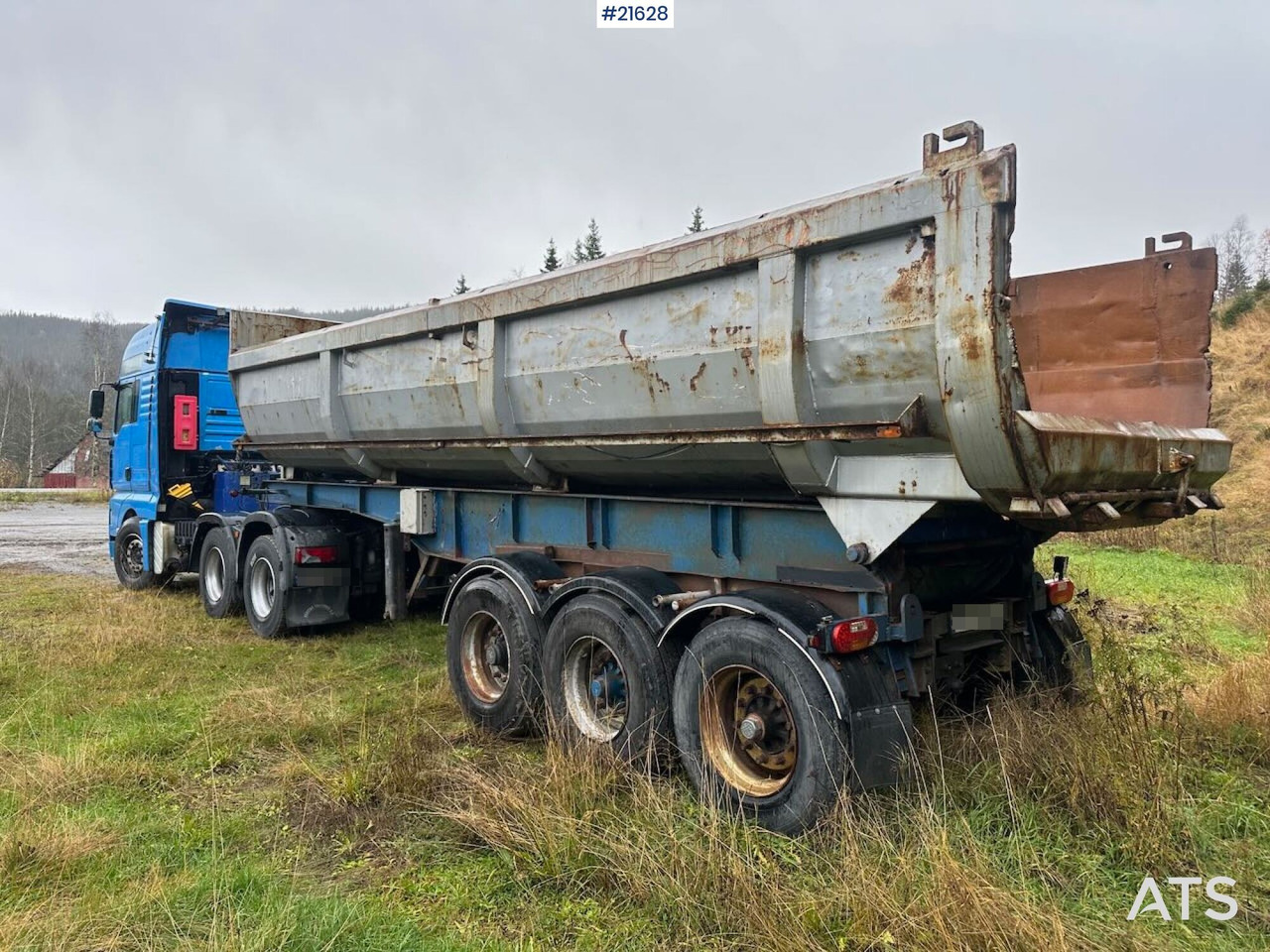 MAN TGA 28.530 6x2 trekkvogn m/ 1987 L.A.G Bree 3 akslet tippsemi SE VIDEO - رأس تريلا: صورة 5 MAN TGA 28.530 6x2 trekkvogn m/ 1987 L.A.G Bree 3 akslet tippsemi SE VIDEO - رأس تريلا: صورة 5