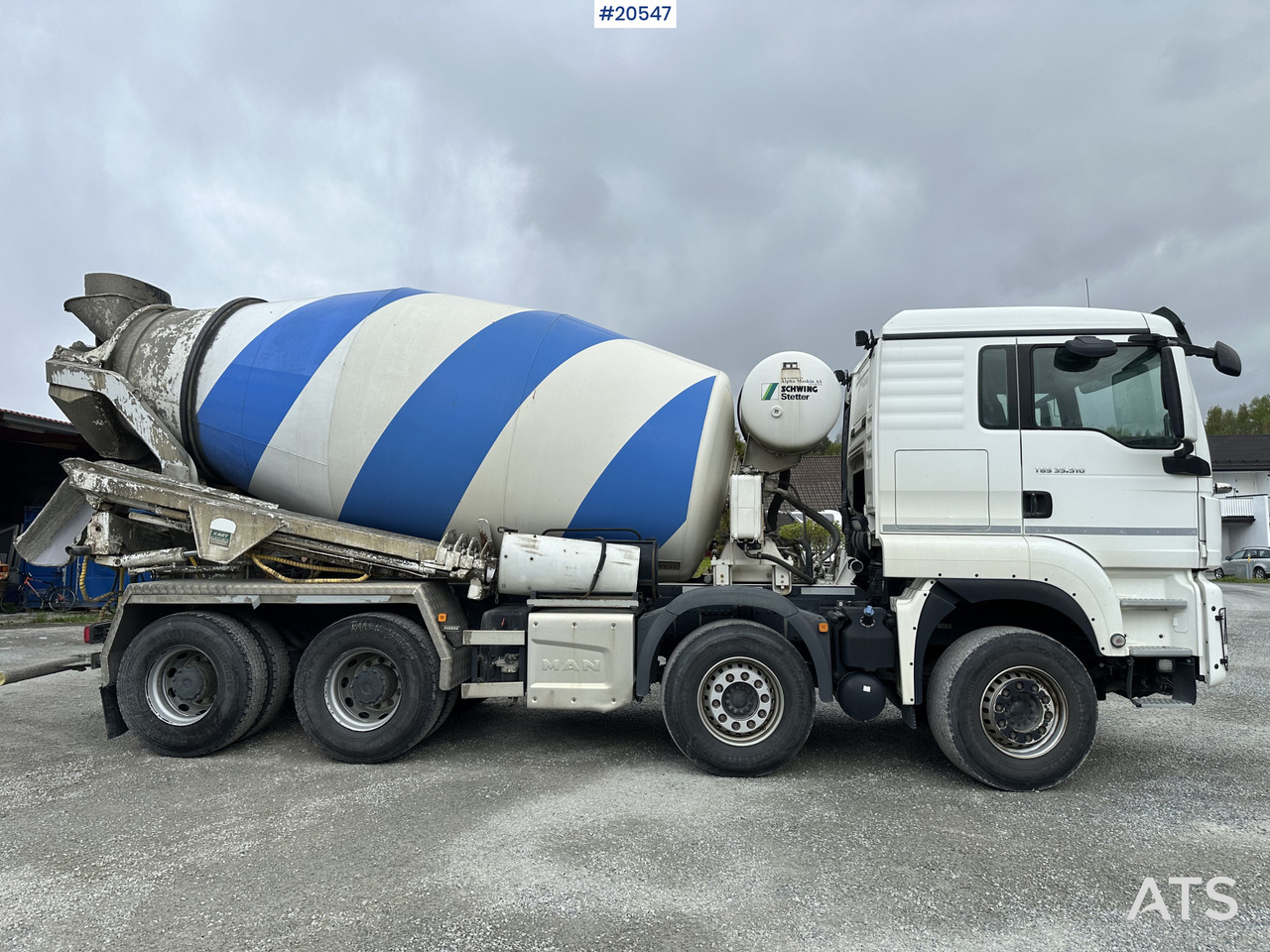 MAN TGS 35.510 8x4 betongbil med 9 meter hydr. renne (gullavtale) - شاحنة خلاطة خرسانة: صورة 5 MAN TGS 35.510 8x4 betongbil med 9 meter hydr. renne (gullavtale) - شاحنة خلاطة خرسانة: صورة 5