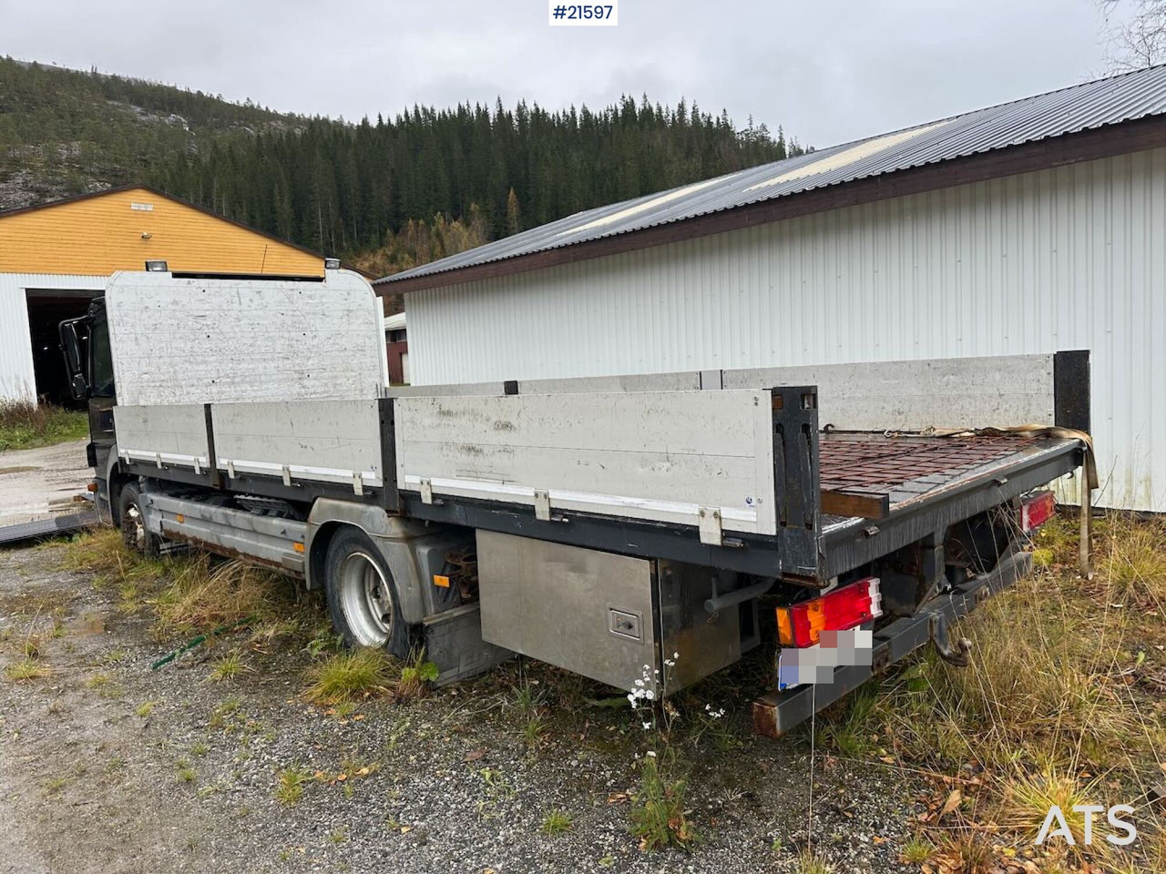 Mercedes 1524 L planbil m/ ny kompressor og vinterdekk. Ikke EU godkjent. - شاحنات مسطحة: صورة 4 Mercedes 1524 L planbil m/ ny kompressor og vinterdekk. Ikke EU godkjent. - شاحنات مسطحة: صورة 4