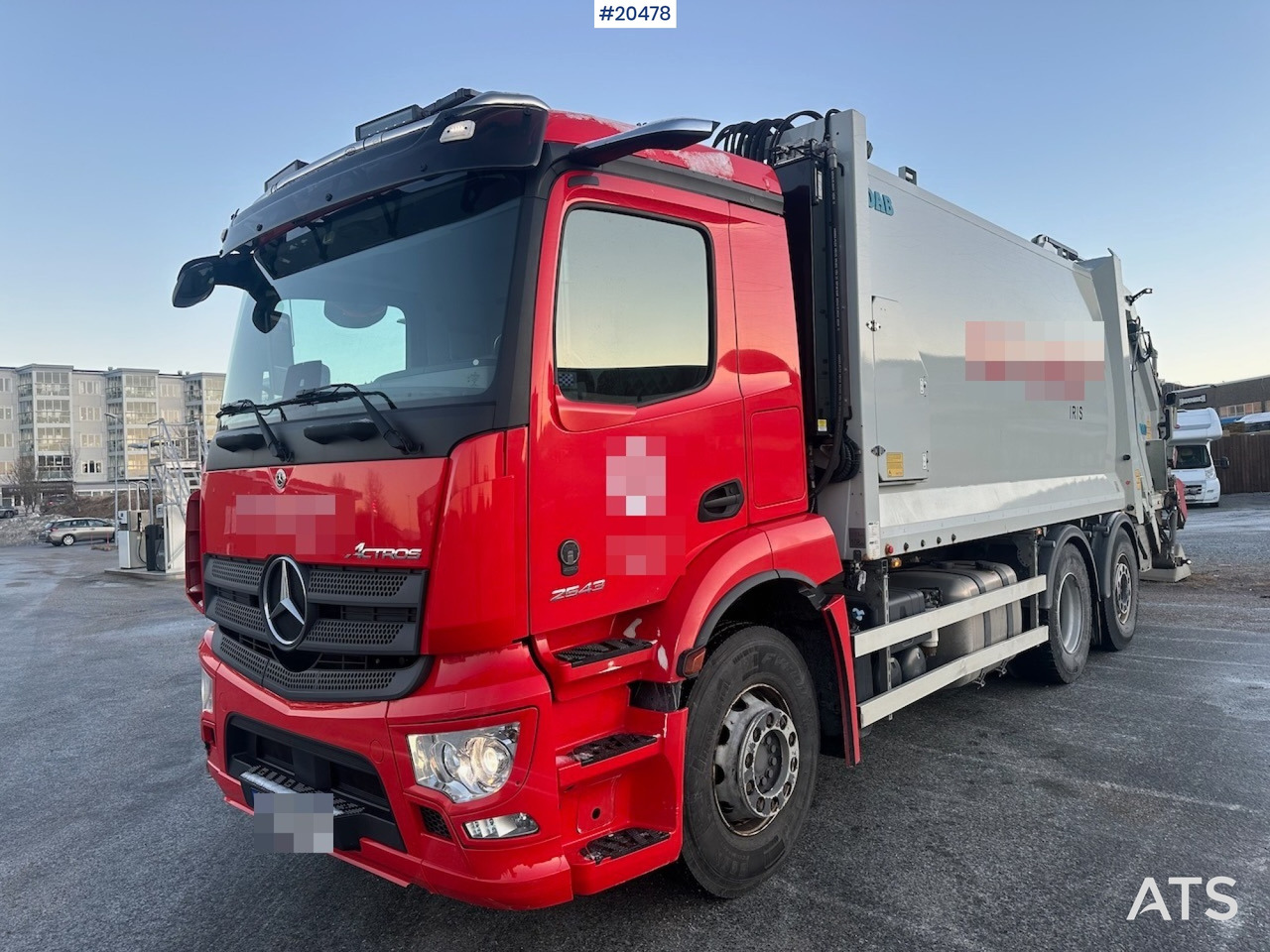 Mercedes 2021 - شاحنة قمامة: صورة 2 Mercedes 2021 - شاحنة قمامة: صورة 2