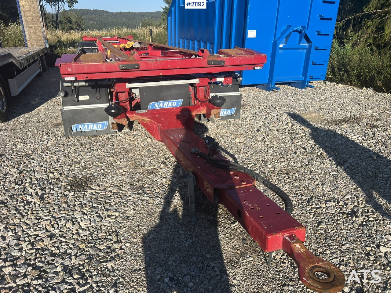 Narko 4 akslet container henger - مقطورة هوك ليفت/ لود لوجر: صورة 5 Narko 4 akslet container henger - مقطورة هوك ليفت/ لود لوجر: صورة 5