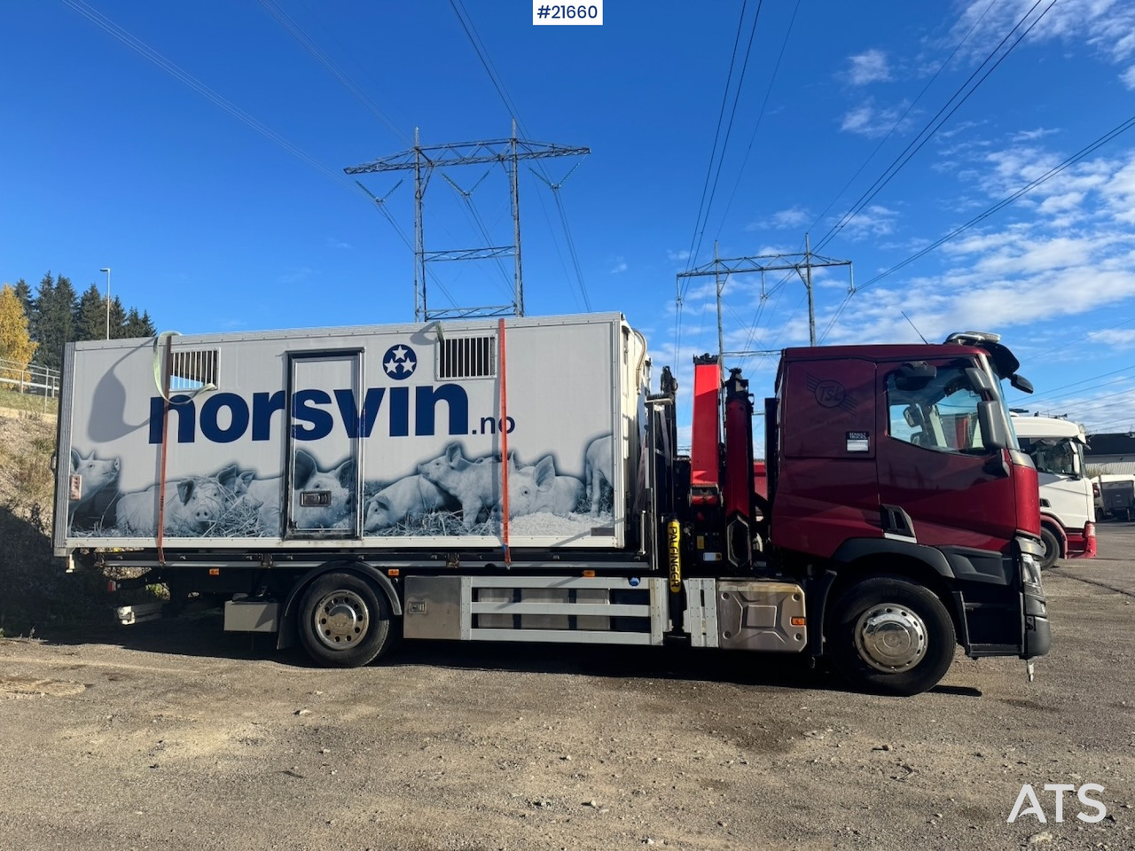 Renault Renault T380 6x2 Kranbil m/ 19 t/m Palfinger - شاحنة كرين: صورة 3 Renault Renault T380 6x2 Kranbil m/ 19 t/m Palfinger - شاحنة كرين: صورة 3