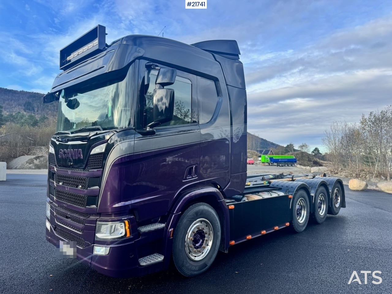 Scania 2018 Scania R580 Tridem Krokbil m/ Kranhydraulikk. Nylakkert! - شاحنة برافعة خطافية: صورة 2 Scania 2018 Scania R580 Tridem Krokbil m/ Kranhydraulikk. Nylakkert! - شاحنة برافعة خطافية: صورة 2