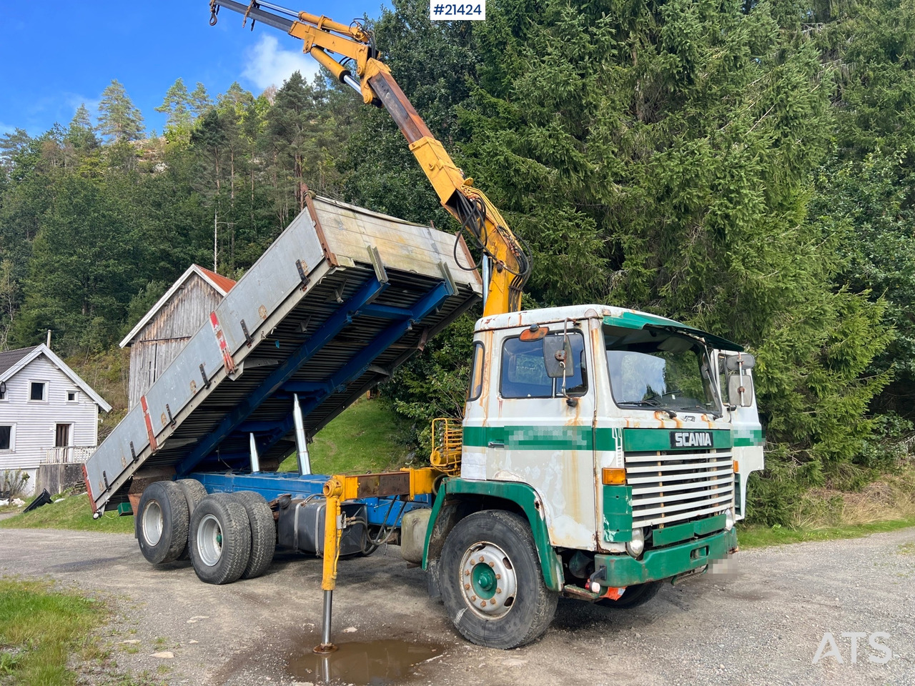 Scania LB 81 - شاحنة كرين: صورة 1 Scania LB 81 - شاحنة كرين: صورة 1