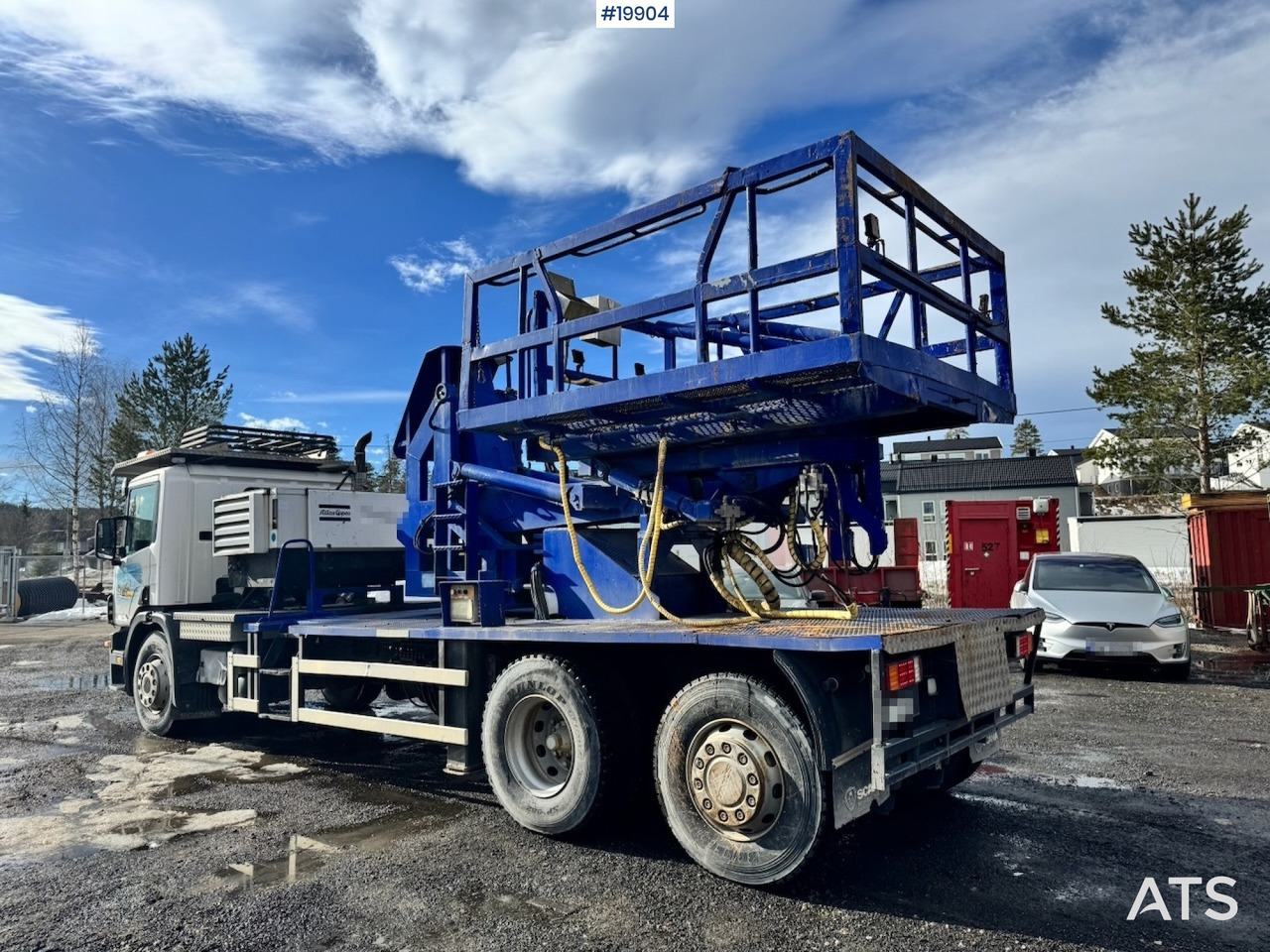 Scania P114 - منصة محمولة مثبتة على الشاحنة: صورة 3 Scania P114 - منصة محمولة مثبتة على الشاحنة: صورة 3