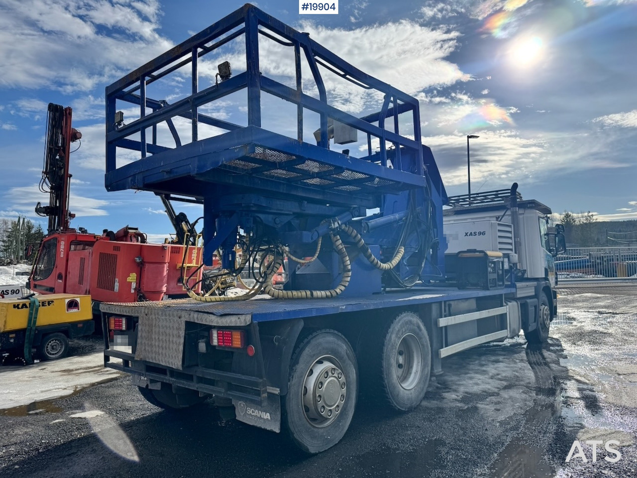 Scania P114 - منصة محمولة مثبتة على الشاحنة: صورة 5 Scania P114 - منصة محمولة مثبتة على الشاحنة: صورة 5