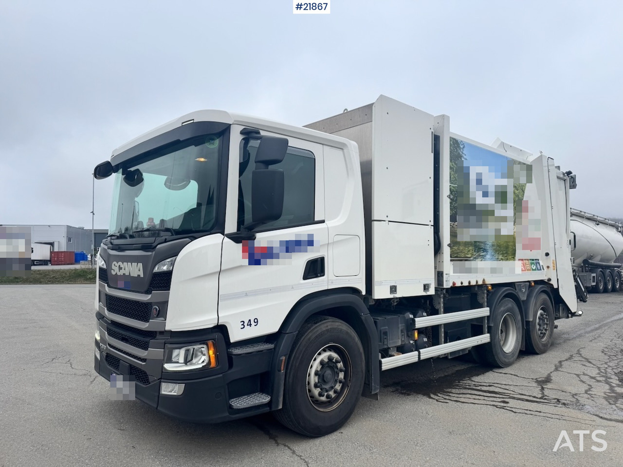 Scania P370 Renovasjonsbil m/ Vaskeanlegg. SE VIDEO - شاحنة قمامة: صورة 2 Scania P370 Renovasjonsbil m/ Vaskeanlegg. SE VIDEO - شاحنة قمامة: صورة 2