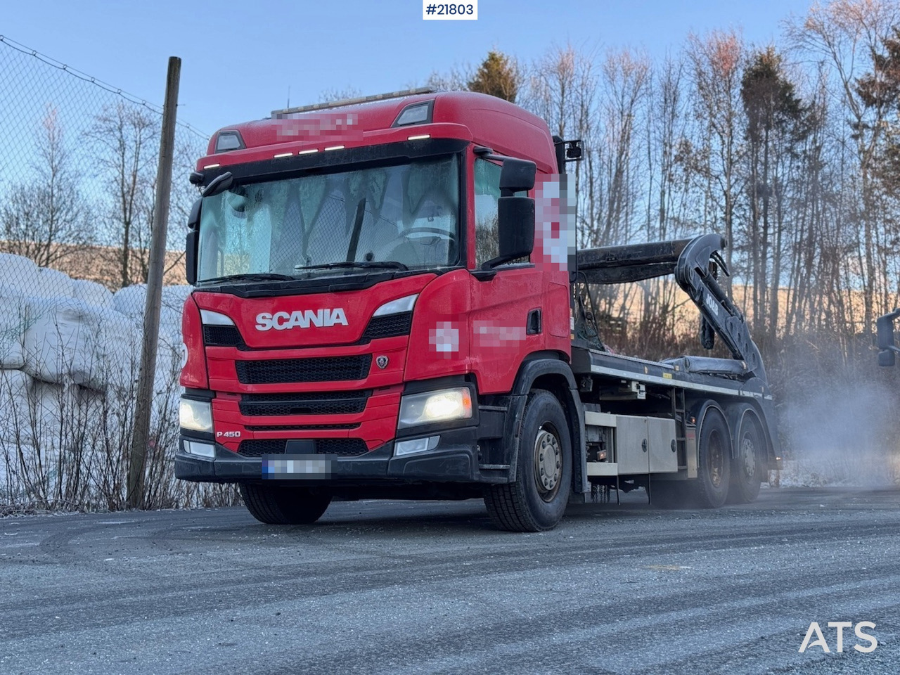 Scania P450 - شاحنة لودر انزلاقي: صورة 1 Scania P450 - شاحنة لودر انزلاقي: صورة 1