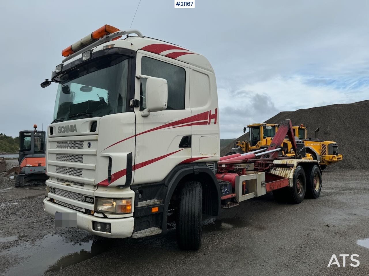Scania R164 - شاحنة برافعة خطافية: صورة 2 Scania R164 - شاحنة برافعة خطافية: صورة 2