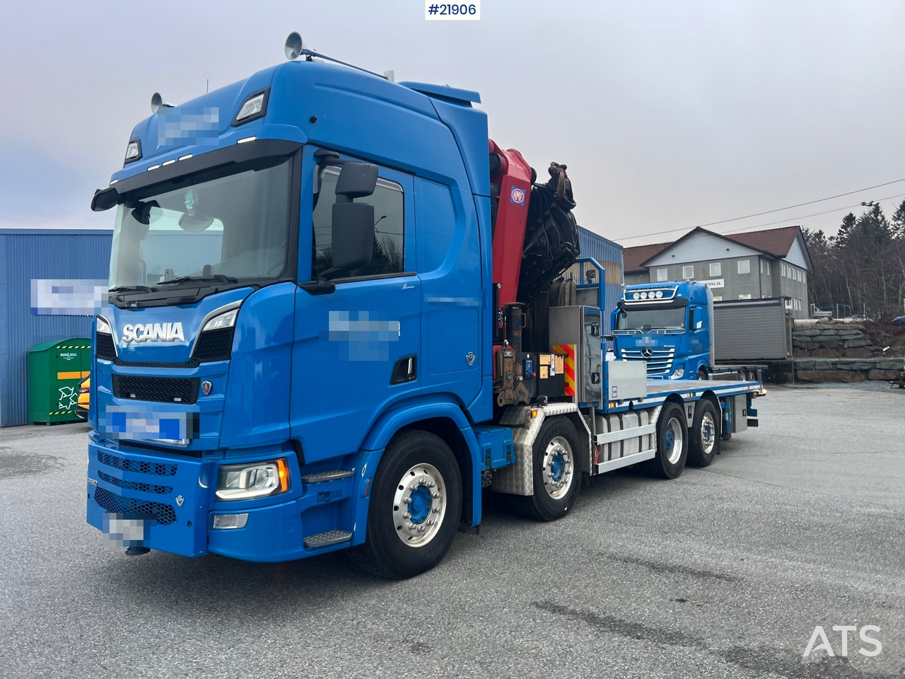 Scania R580 8x2 kranbil m/ 95t/m hmf kran, jibb , vinsj og konar planslep - شاحنة كرين: صورة 2 Scania R580 8x2 kranbil m/ 95t/m hmf kran, jibb , vinsj og konar planslep - شاحنة كرين: صورة 2