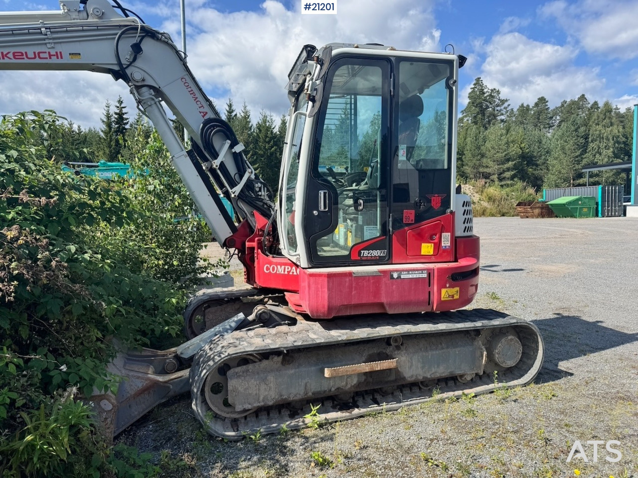 Takeuchi TB280FR - حفار زاحف: صورة 1 Takeuchi TB280FR - حفار زاحف: صورة 1