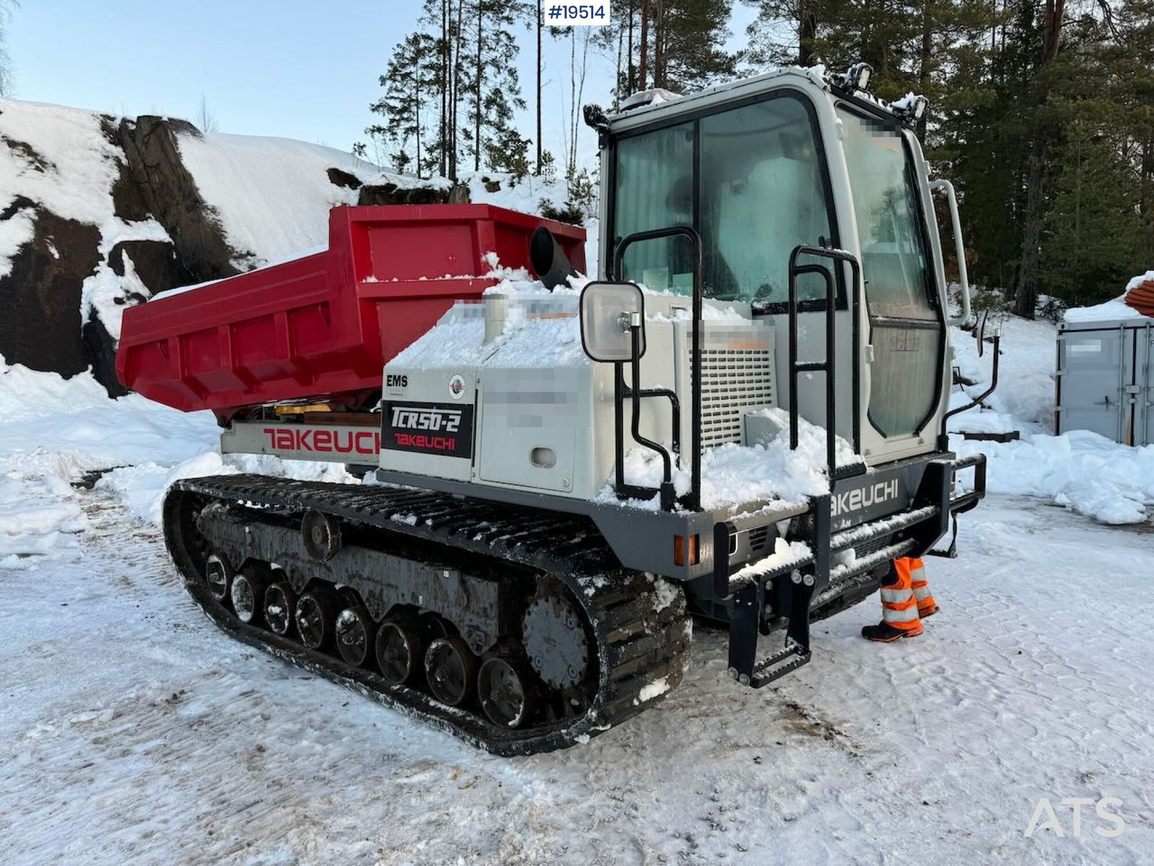 Takeuchi TCR50-2 - شاحنة قلاب التعدين: صورة 1 Takeuchi TCR50-2 - شاحنة قلاب التعدين: صورة 1