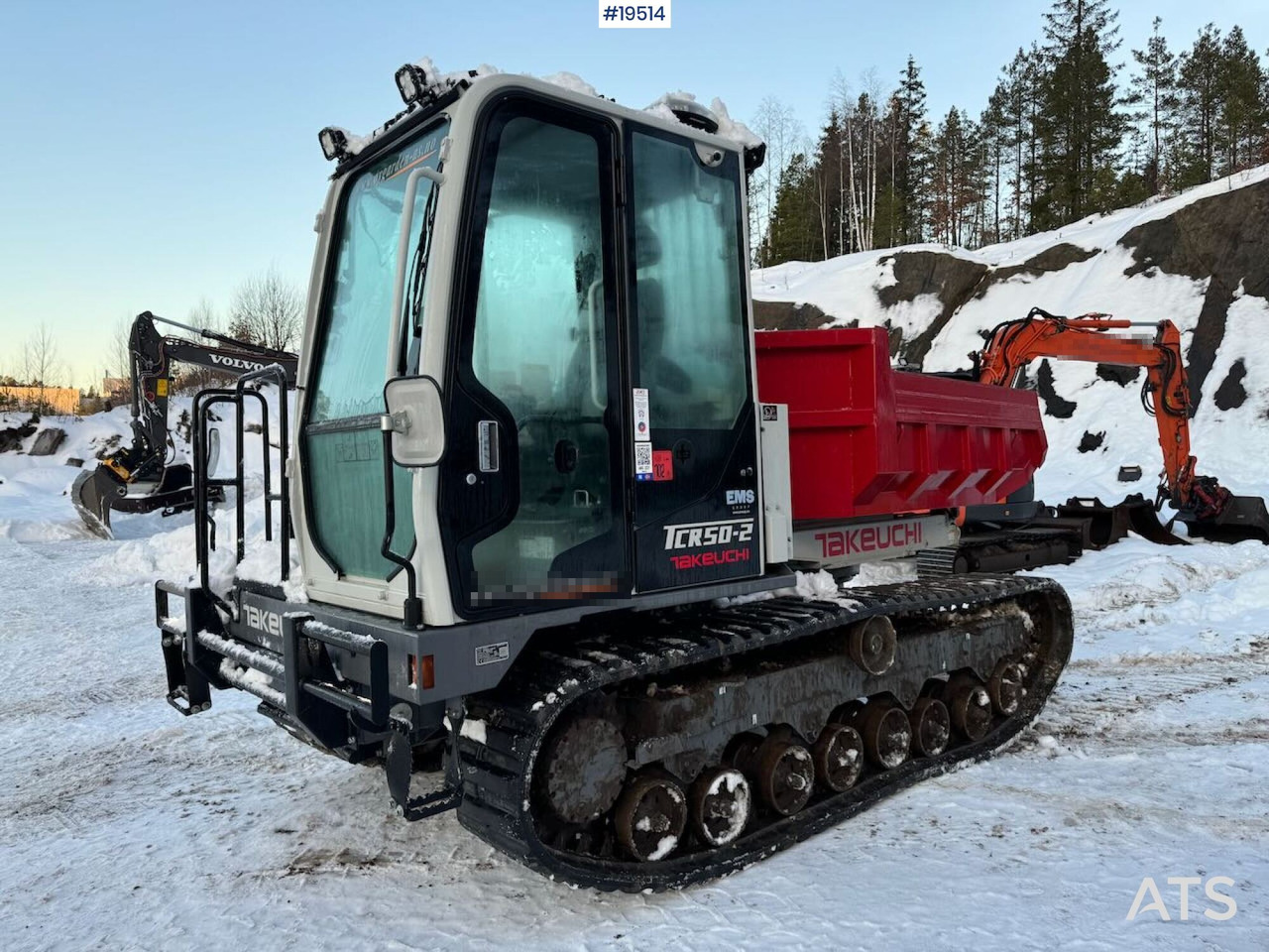 Takeuchi TCR50-2 - شاحنة قلاب التعدين: صورة 2 Takeuchi TCR50-2 - شاحنة قلاب التعدين: صورة 2