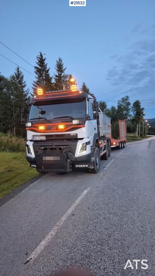 Volvo 2019 Volvo FMX 6x6 brøyterigget tippbil m/ 9,5 t/m kran, 2 sett dekk og lettkasse - شاحنة قلاب: صورة 2 Volvo 2019 Volvo FMX 6x6 brøyterigget tippbil m/ 9,5 t/m kran, 2 sett dekk og lettkasse - شاحنة قلاب: صورة 2