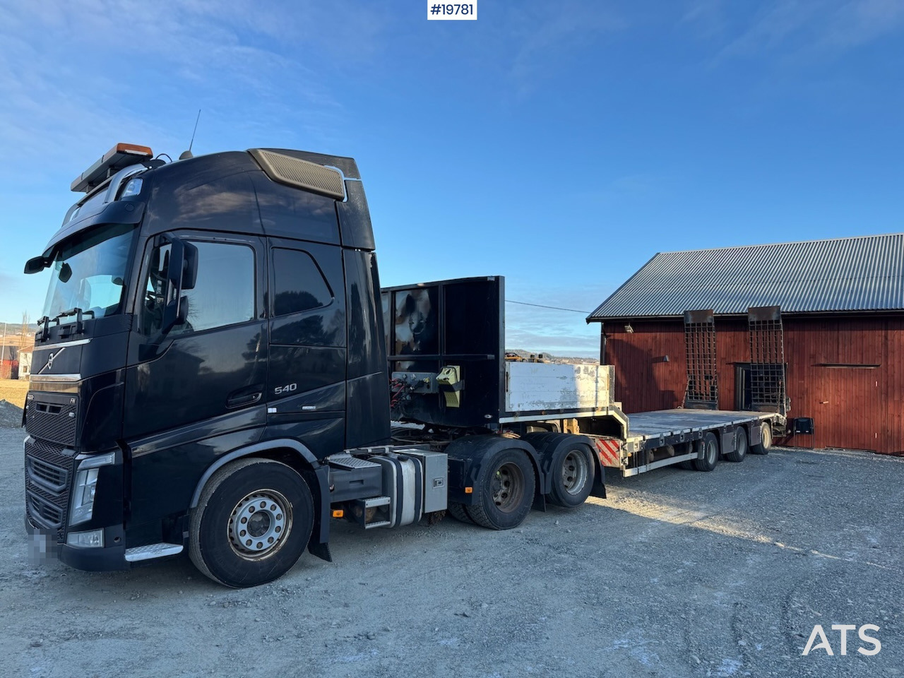 Volvo FH540 6x2 m/ Tirkon LWB3D maskinsem - مقطورة السحب: صورة 1 Volvo FH540 6x2 m/ Tirkon LWB3D maskinsem - مقطورة السحب: صورة 1