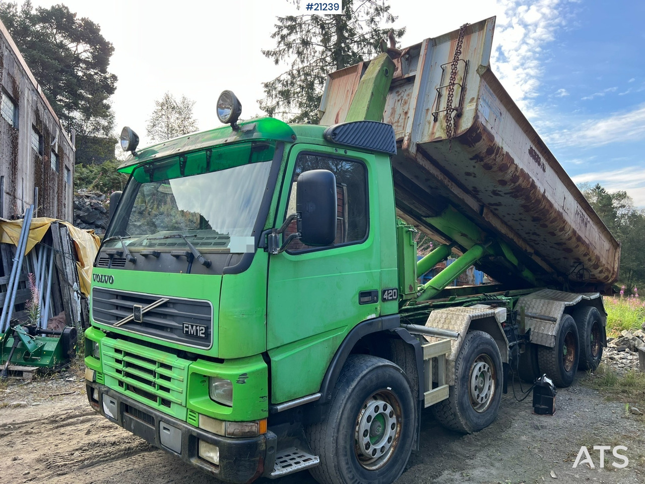 Volvo FM12 - شاحنة برافعة خطافية: صورة 1 Volvo FM12 - شاحنة برافعة خطافية: صورة 1