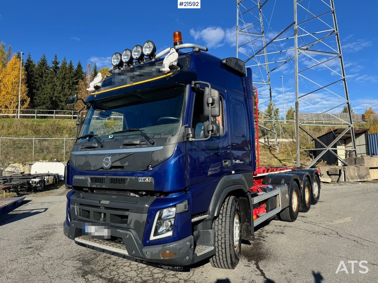 Volvo Volvo FMX540 8x4 Krokbil - شاحنة برافعة خطافية: صورة 1 Volvo Volvo FMX540 8x4 Krokbil - شاحنة برافعة خطافية: صورة 1