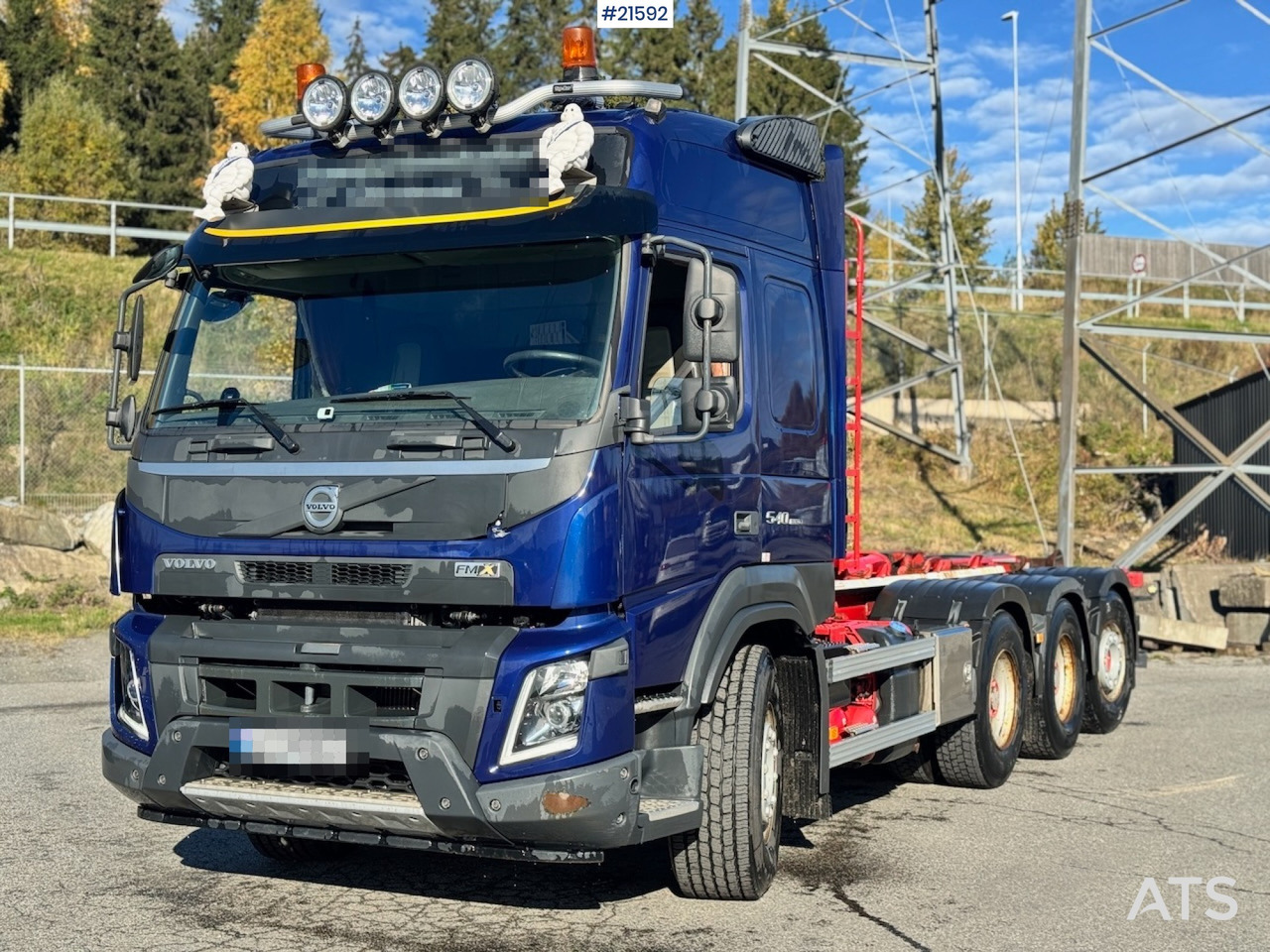 Volvo Volvo FMX540 8x4 Krokbil - شاحنة برافعة خطافية: صورة 2 Volvo Volvo FMX540 8x4 Krokbil - شاحنة برافعة خطافية: صورة 2