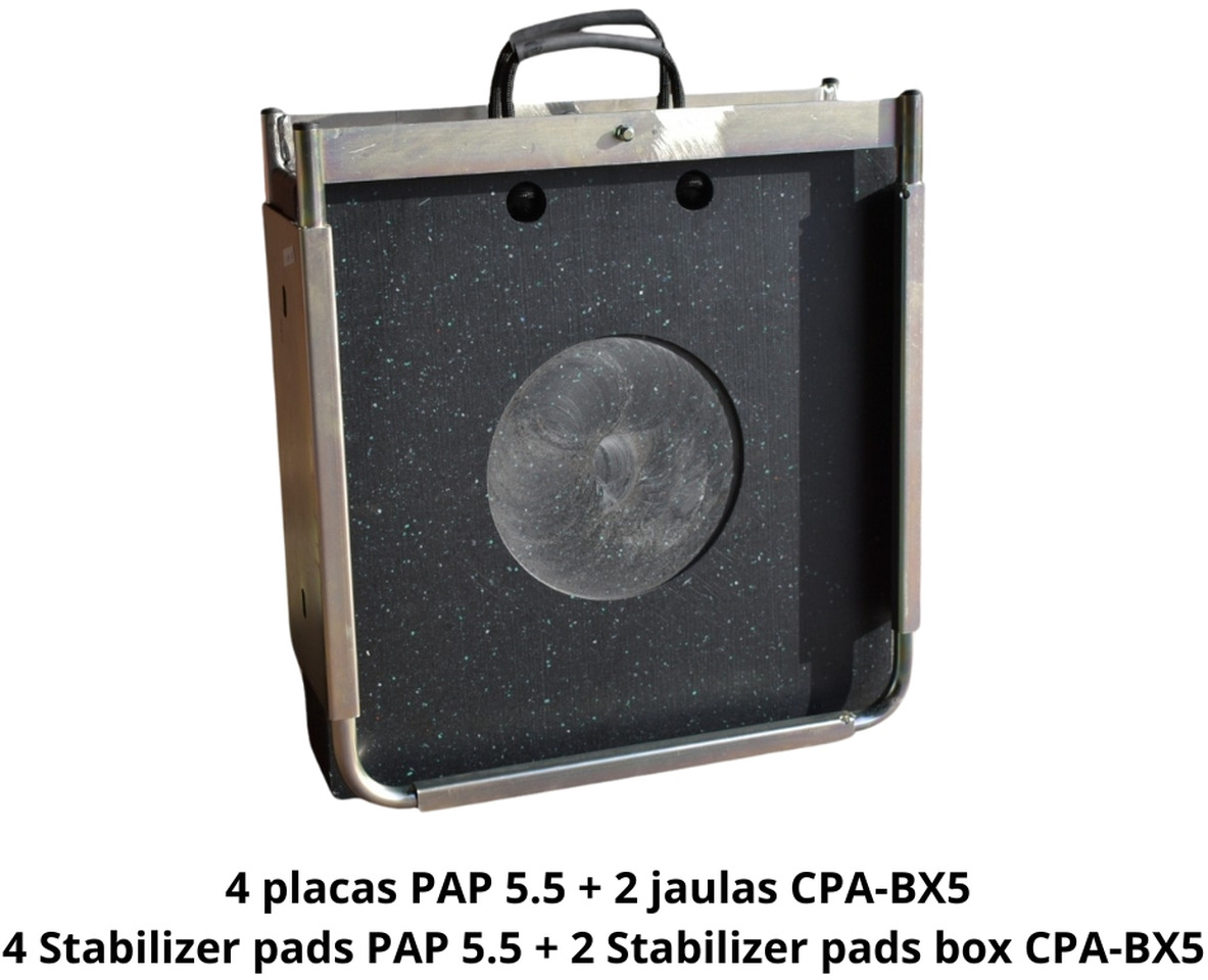 4 Stabilizer Pads PAP 5.5 + 2 Boxes CPA-BX5 OF-4-4P2J - قطع الغيار - ونش كرين: صورة 1 4 Stabilizer Pads PAP 5.5 + 2 Boxes CPA-BX5 OF-4-4P2J - قطع الغيار - ونش كرين: صورة 1