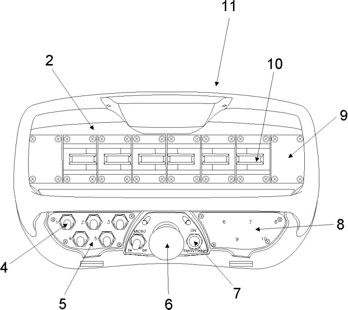 Tapa de cierre para joysticks lineales Scanreco RC 400 - النظام الكهربائي - ونش كرين: صورة 3 Tapa de cierre para joysticks lineales Scanreco RC 400 - النظام الكهربائي - ونش كرين: صورة 3