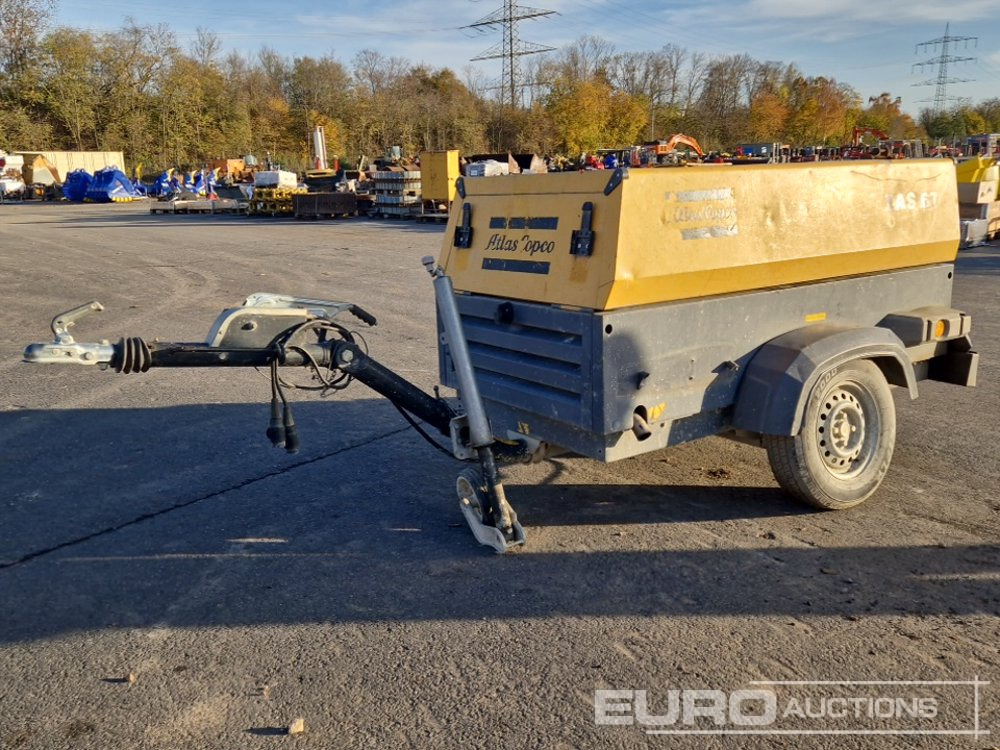 2011 Atlas Copco XAS67DD 120CFM - ضاغط هوائي: صورة 1 2011 Atlas Copco XAS67DD 120CFM - ضاغط هوائي: صورة 1