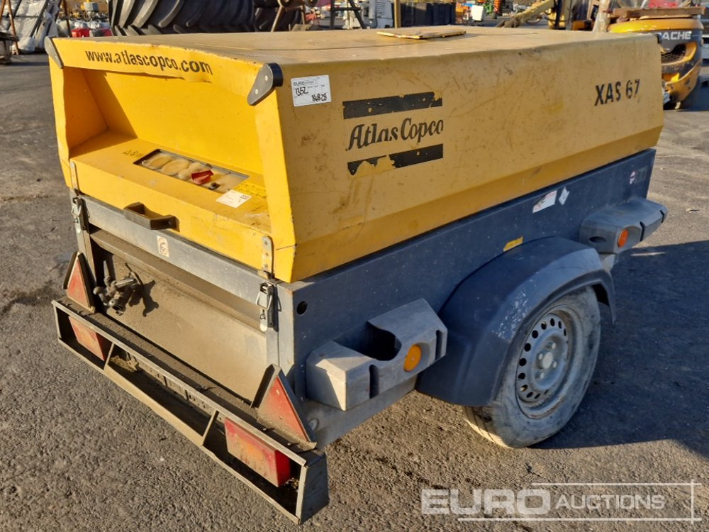 2011 Atlas Copco XAS67DD 120CFM - ضاغط هوائي: صورة 3 2011 Atlas Copco XAS67DD 120CFM - ضاغط هوائي: صورة 3