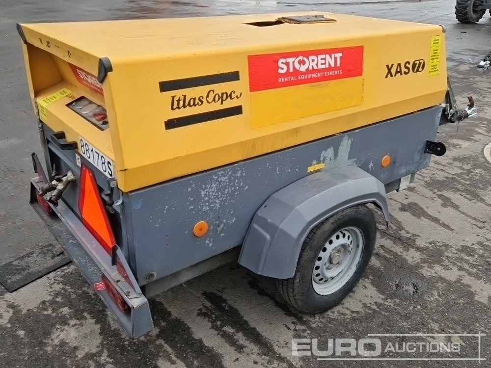 2011 Atlas Copco XAS77 PE - ضاغط هوائي: صورة 3 2011 Atlas Copco XAS77 PE - ضاغط هوائي: صورة 3