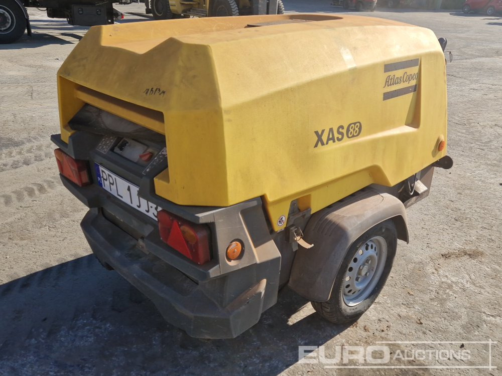 2017 Atlas Copco XAS88KD - ضاغط هوائي: صورة 3 2017 Atlas Copco XAS88KD - ضاغط هوائي: صورة 3