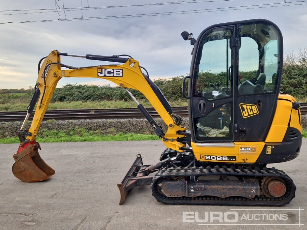 2017 JCB 8026 - حفار صغير: صورة 2 2017 JCB 8026 - حفار صغير: صورة 2