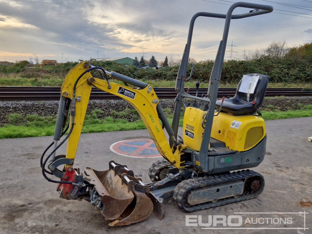 2019 Wacker Neuson 803 - حفار صغير: صورة 1 2019 Wacker Neuson 803 - حفار صغير: صورة 1