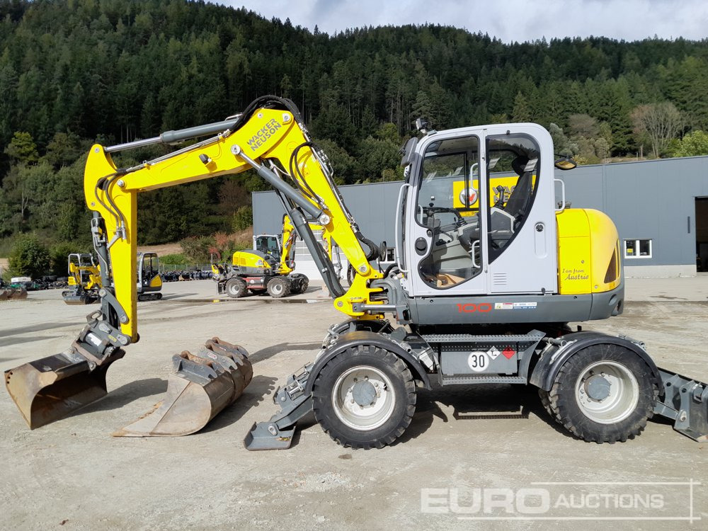 2019 Wacker Neuson EW100 - حفار ذو عجلات: صورة 1 2019 Wacker Neuson EW100 - حفار ذو عجلات: صورة 1