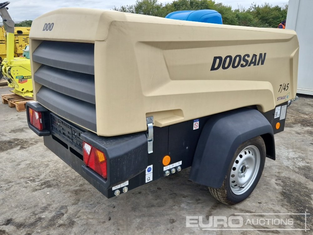 2022 Doosan 7/45 140CFM - ضاغط هوائي: صورة 3 2022 Doosan 7/45 140CFM - ضاغط هوائي: صورة 3