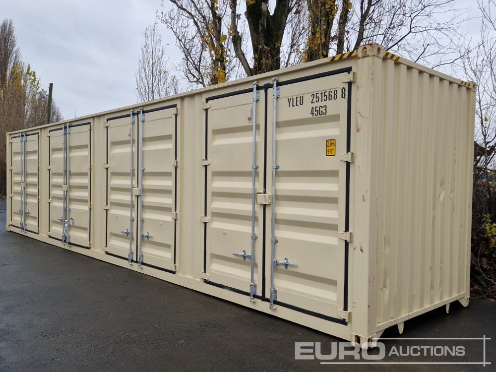 2025 40' HQ Container, One Side 4 Doors, One End Door - حاوية شحن: صورة 2 2025 40' HQ Container, One Side 4 Doors, One End Door - حاوية شحن: صورة 2