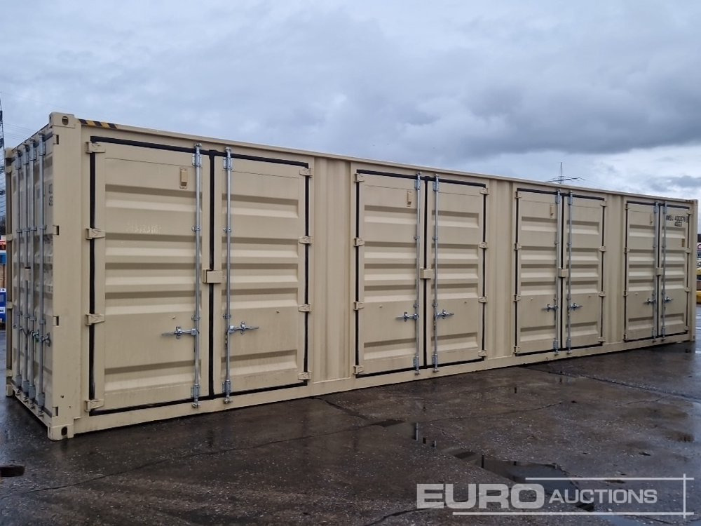 2025 40' HQ Container, One Side 4 Doors, One End Door - حاوية شحن: صورة 1 2025 40' HQ Container, One Side 4 Doors, One End Door - حاوية شحن: صورة 1