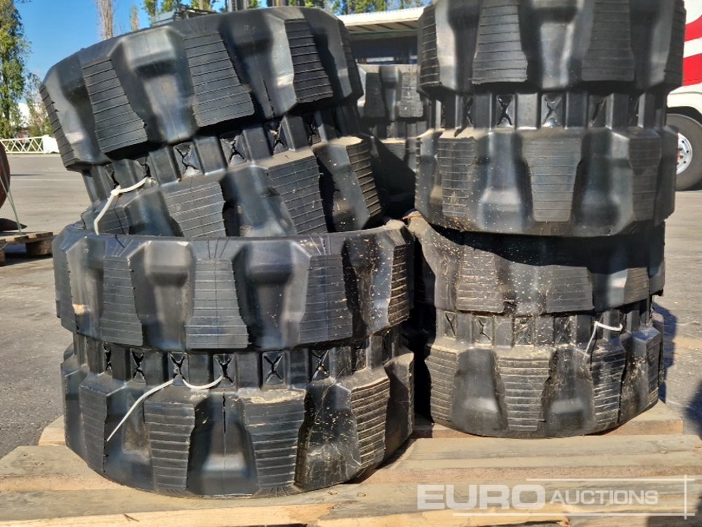 جنزير حديدي - آلات الإنشاء 300x52,5x90 Rubber Tracks to suit CAT 303 (2 of): صورة 6