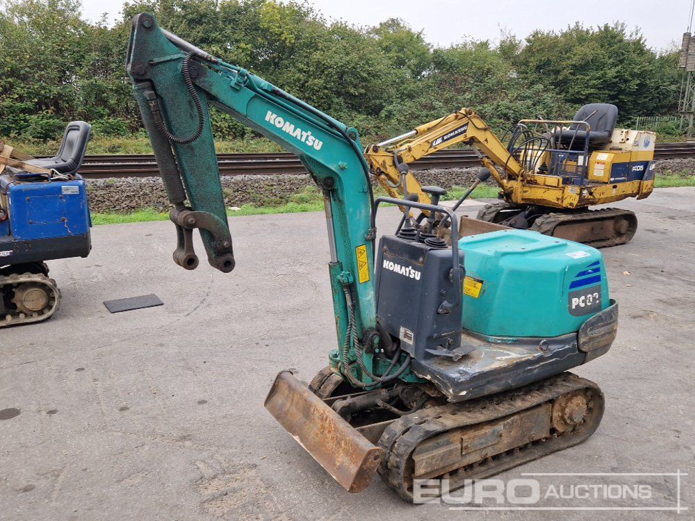 Komatsu PC02-1A - حفار صغير: صورة 1 Komatsu PC02-1A - حفار صغير: صورة 1