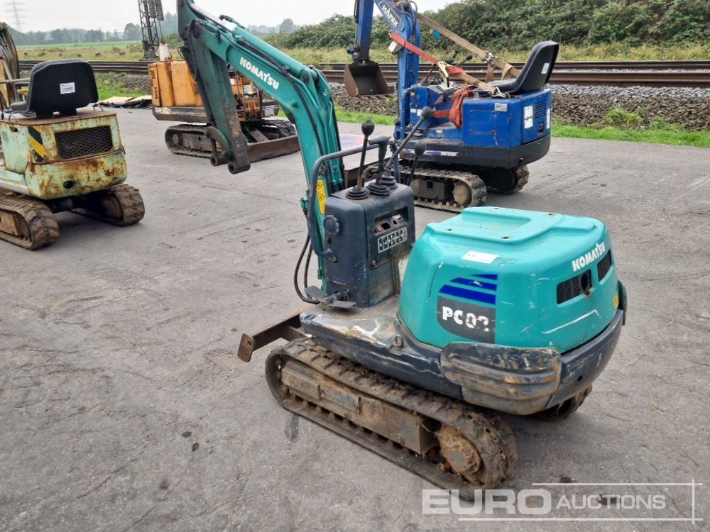 Komatsu PC02-1A - حفار صغير: صورة 3 Komatsu PC02-1A - حفار صغير: صورة 3