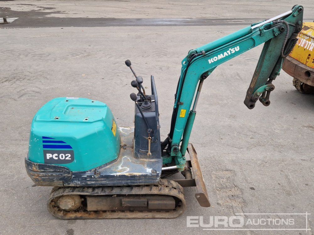 Komatsu PC02-1A - حفار صغير: صورة 5 Komatsu PC02-1A - حفار صغير: صورة 5