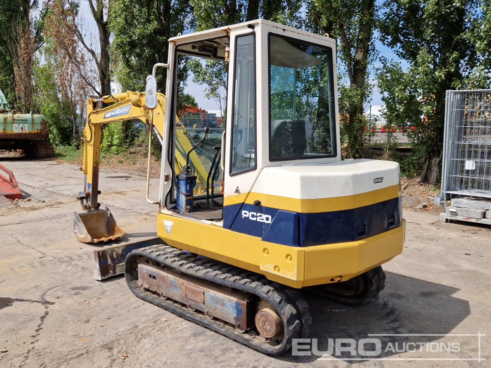 Komatsu PC20-6 - حفار صغير: صورة 3 Komatsu PC20-6 - حفار صغير: صورة 3