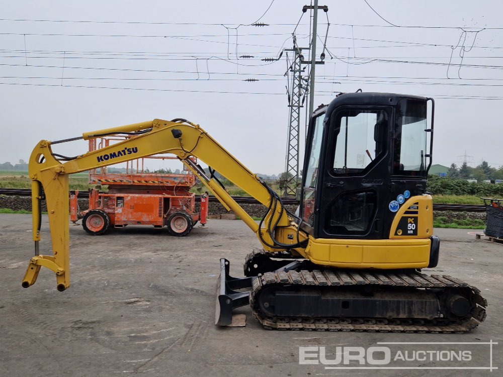 Komatsu PC50 MR-2 - حفار صغير: صورة 2 Komatsu PC50 MR-2 - حفار صغير: صورة 2