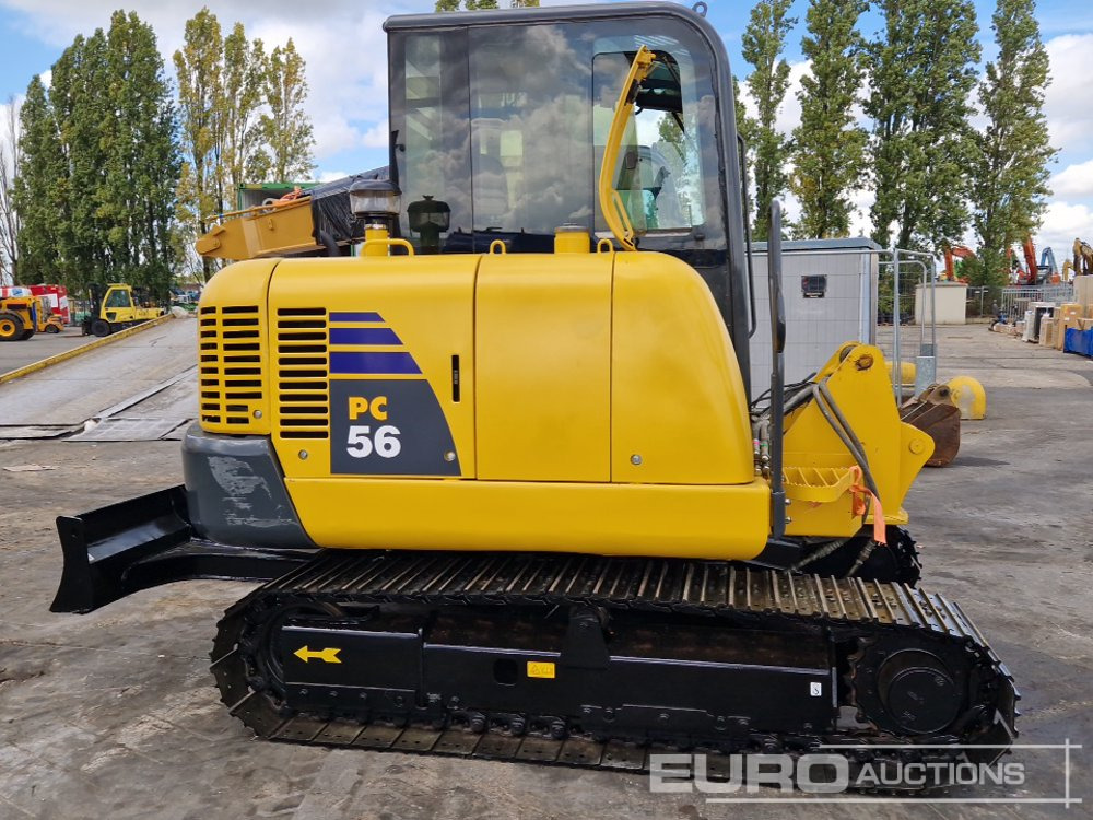 Komatsu PC56-7 - حفار صغير: صورة 1 Komatsu PC56-7 - حفار صغير: صورة 1