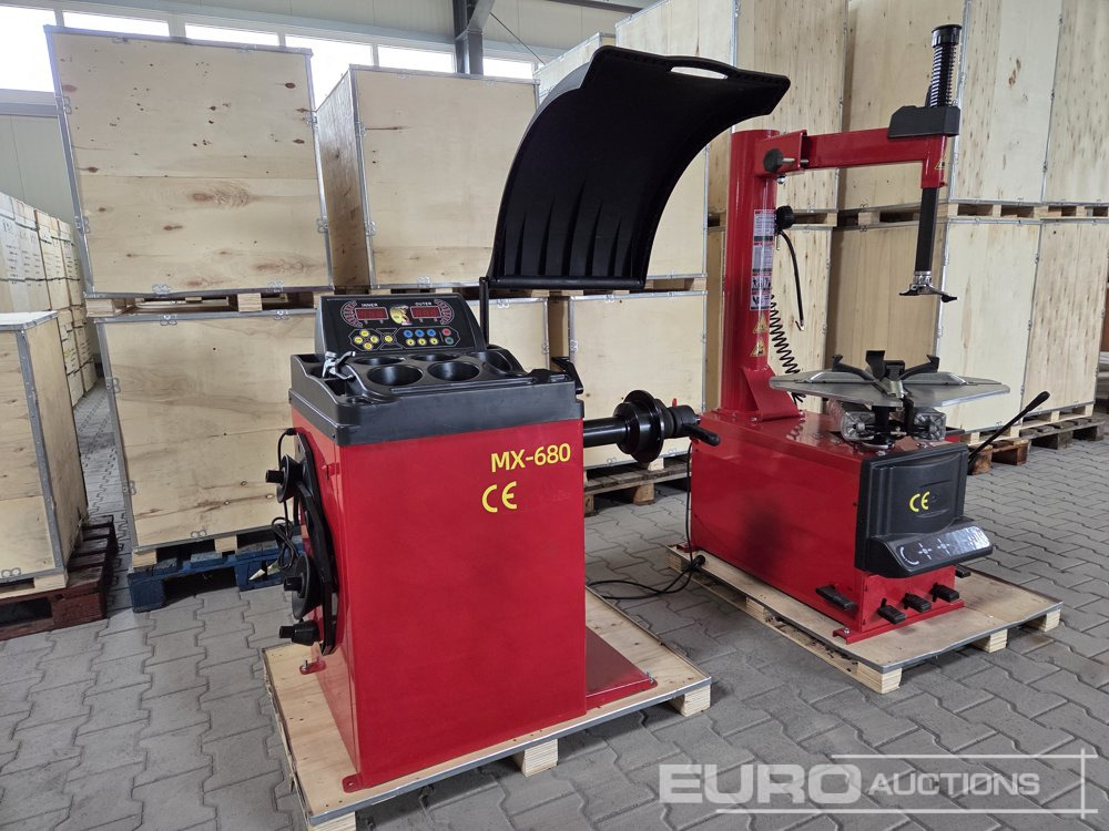 Unused MX-566 Tyre Changer + MX-680 Wheel Balancer, 10-24", 220V - معدات الورشة: صورة 2 Unused MX-566 Tyre Changer + MX-680 Wheel Balancer, 10-24", 220V - معدات الورشة: صورة 2