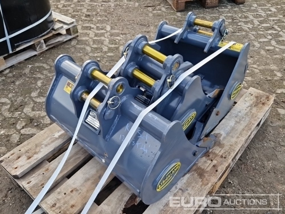 Unused Strickland 24", 18", 12" Bucket Set to suit Kubota KX15 (3 of) - بكت: صورة 3 Unused Strickland 24", 18", 12" Bucket Set to suit Kubota KX15 (3 of) - بكت: صورة 3